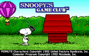 Snoopys Game Club