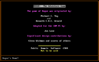 Rogue - The Adventure Game