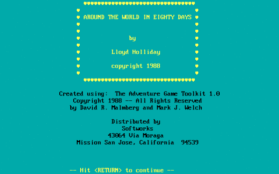 Around the World in Eighty Days [v1.1]