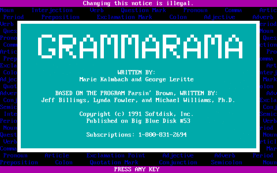 Grammarama