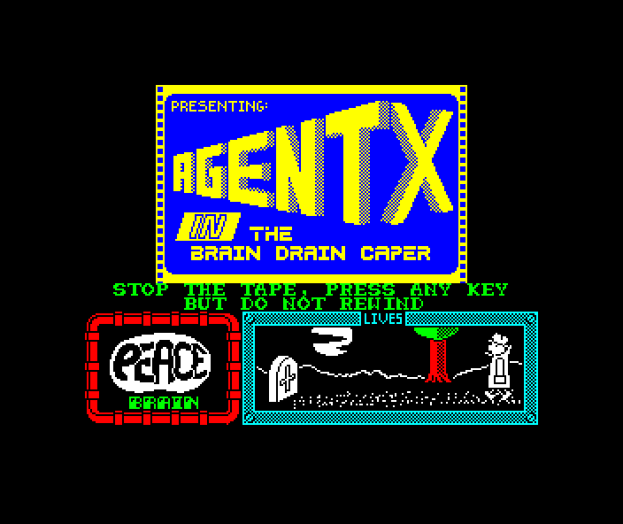 Agent-X in The Brain Drain Caper