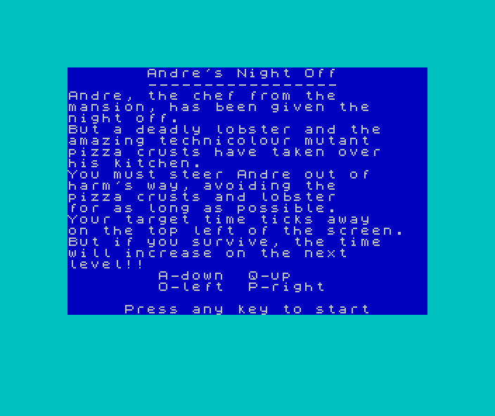 Andre's Night Off