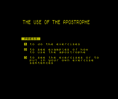 The Apostrophe