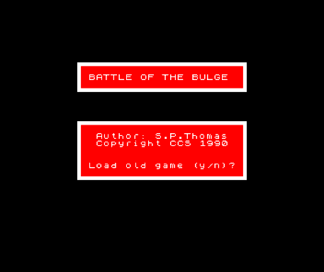 The Battle of the Bulge