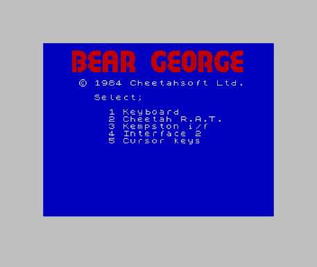 Bear George