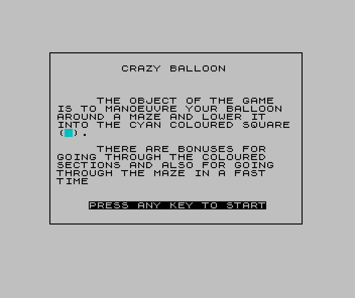 Crazy Balloons