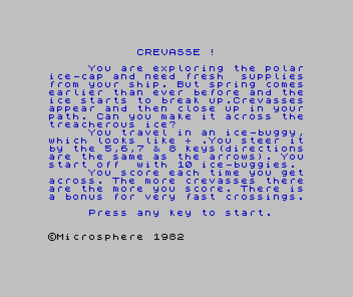 Crevasse