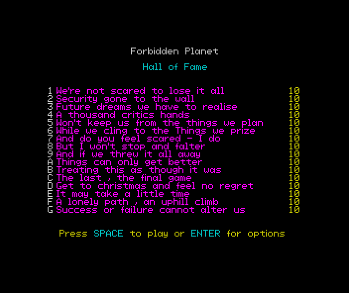 Forbidden Planet