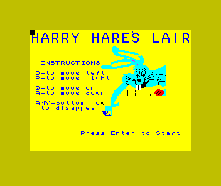 Harry Hare's Lair