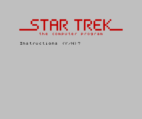 Star Trek - The Computer Program