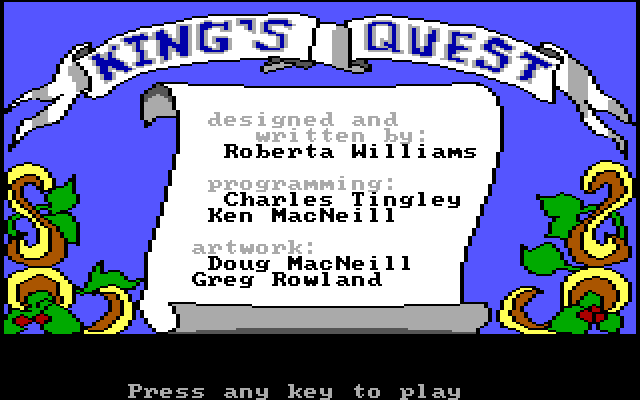 King's Quest I - Original PCjr Version