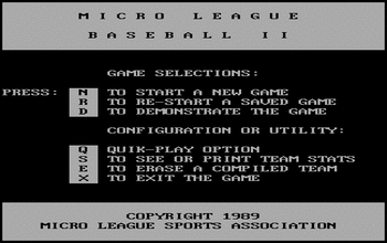 MicroLeague Baseball 2
