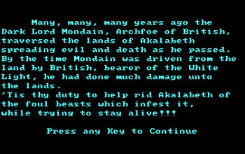 Ultima 0 - Akalabeth