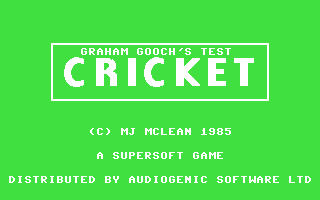 Graham Gooch's Test Cricket