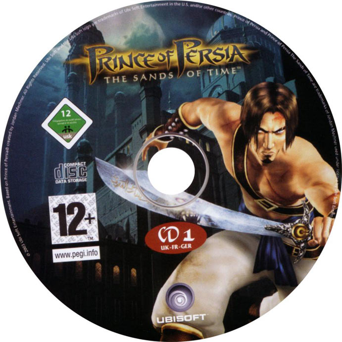 Prince of Persia: The Sands Of Time - cd obal