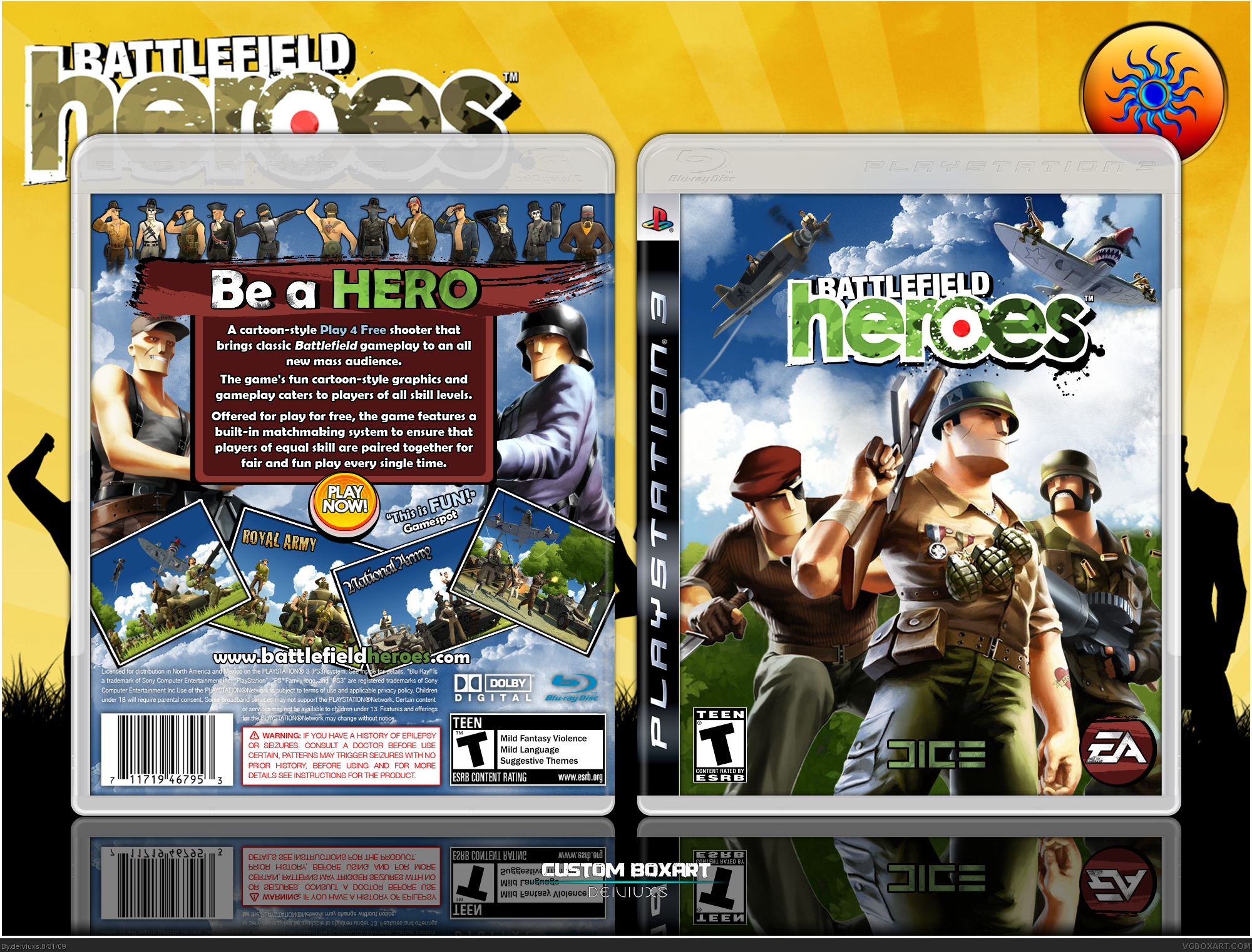 Battlefield Heroes - cd obal