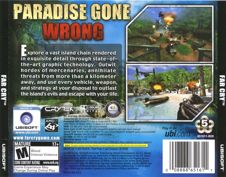 Far Cry - cd obal