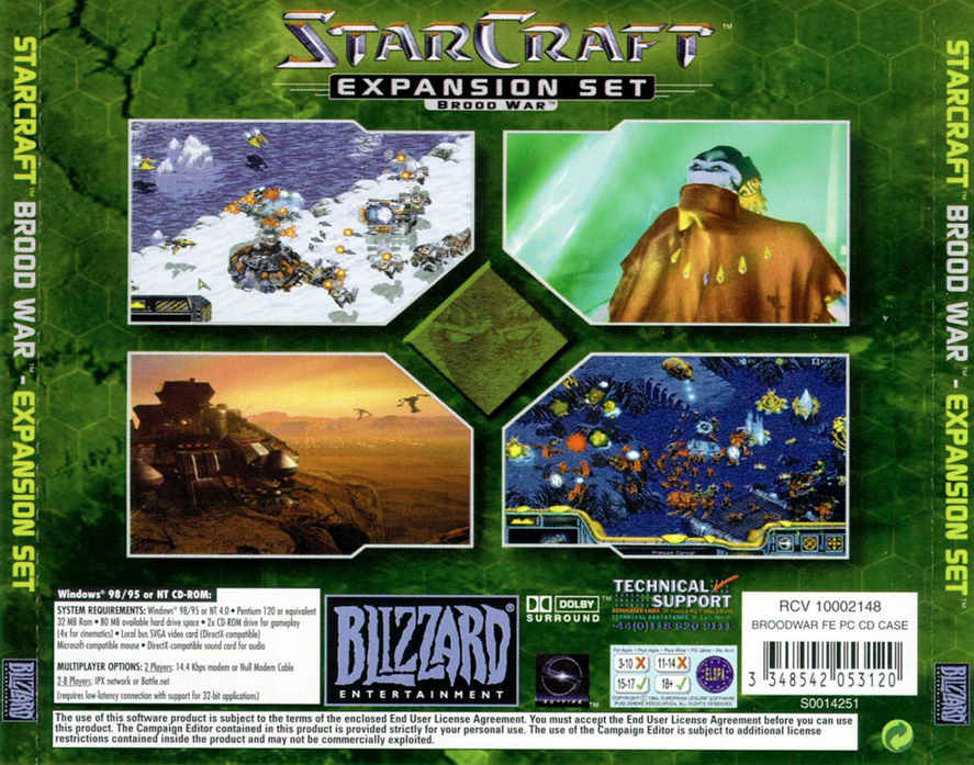 StarCraft: BroodWar - cd obal